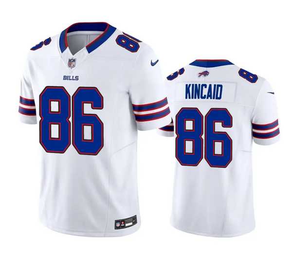 Men & Women & Youth Buffalo Bills #86 Dalton Kincaid White 2023 Draft Vapor Untouchable Stitched Football Jersey